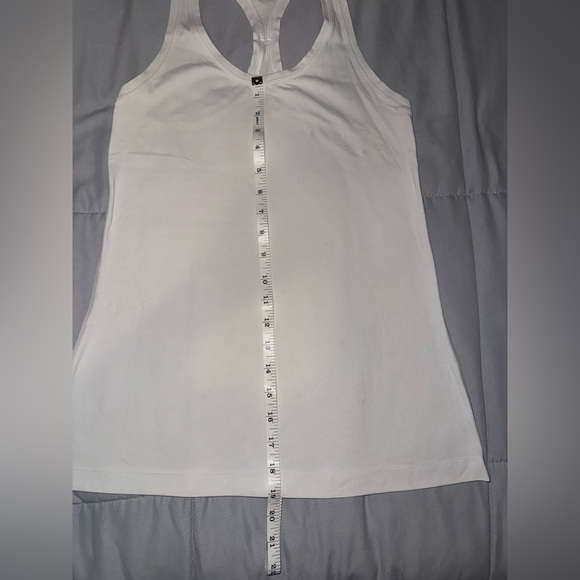 Lululemon Athletica White Tank Top Size 2 - Picture 5 of 5